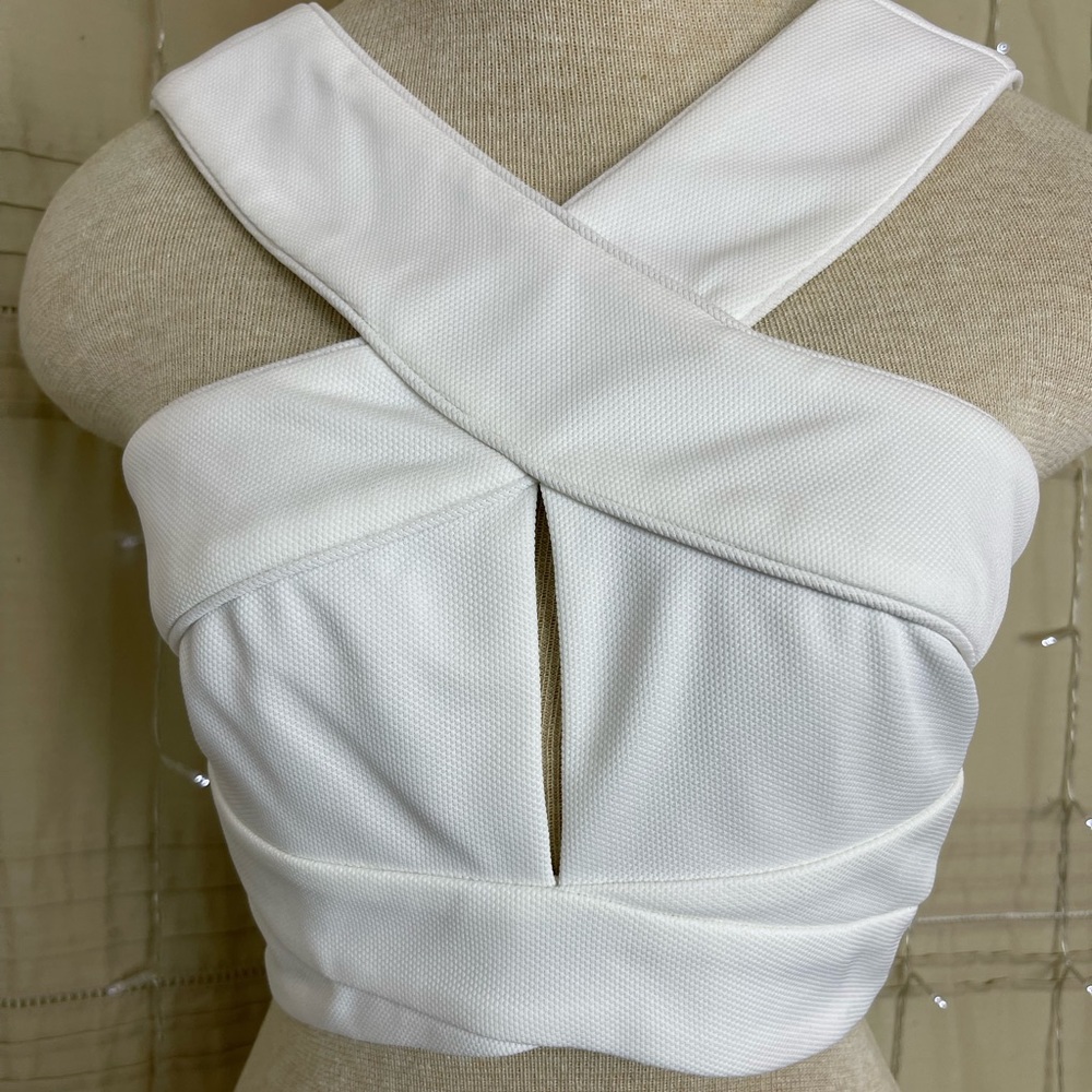 VO Jeans Dressy crop top NWT